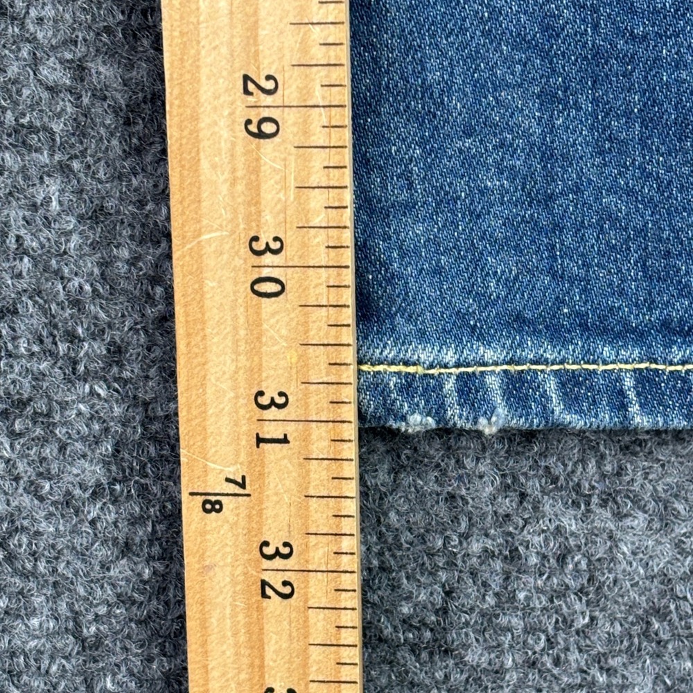 AMO Rosa Flare Jeans Lush Wash Mid Rise Slim Fit Subtle Flare Size 27 NEW - Picture 8 of 10